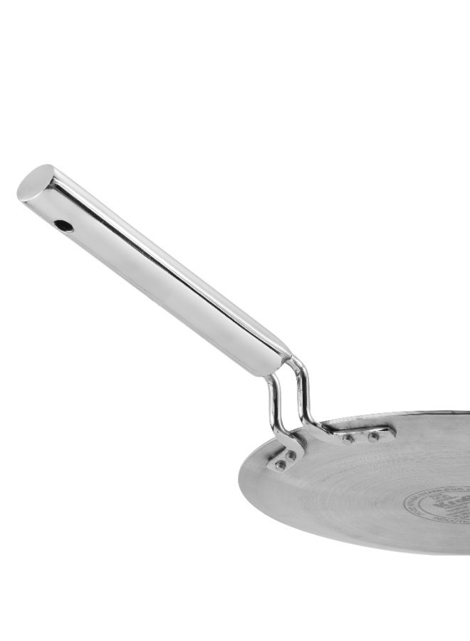 Kraft Futuretec Pro Triply Stainless Steel Roti Tawa â€“ 26 cm, 2.5 mm Thick | Stick-Free Steel Tawa for Roti, Paratha & Chilla | Metal Spoon Safe | Compatible with Gas & Induction Cooktops - Image 5